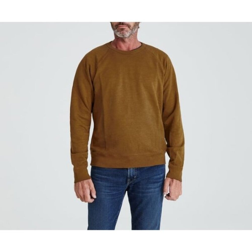 AG Adriano Goldschmied Siris Long Sleeve Crew Men's Size Medium in Sunbaked NWOT